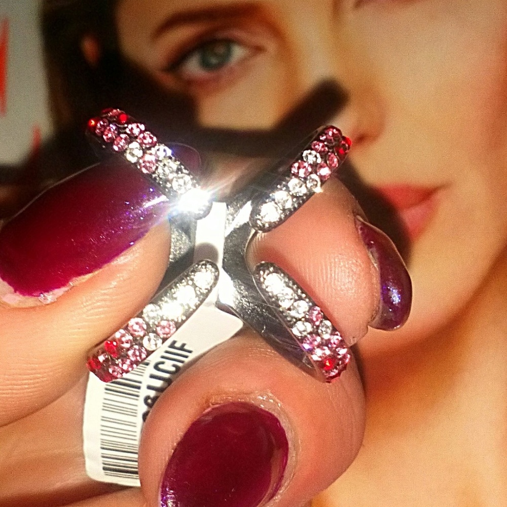 3 Matching Gun Metal Rings - Picture 6 of 8